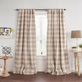 Linen Blackout Curtain 52×84 Inch
