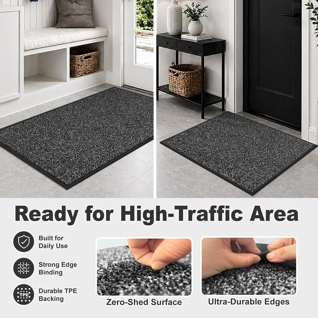 Absorbent Entry Mat 17×29.5 Inch Washable