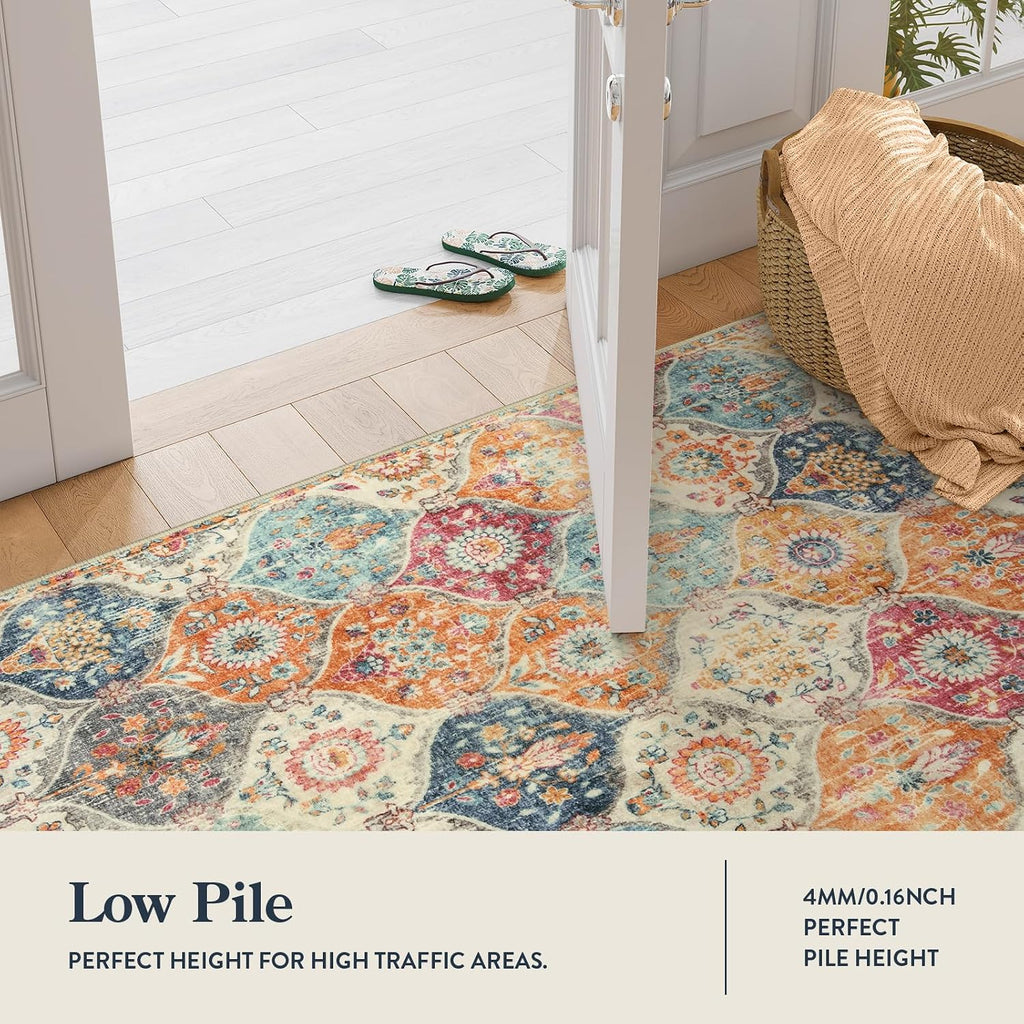 Washable Non‑Slip Entry Rug 2×3 Ft