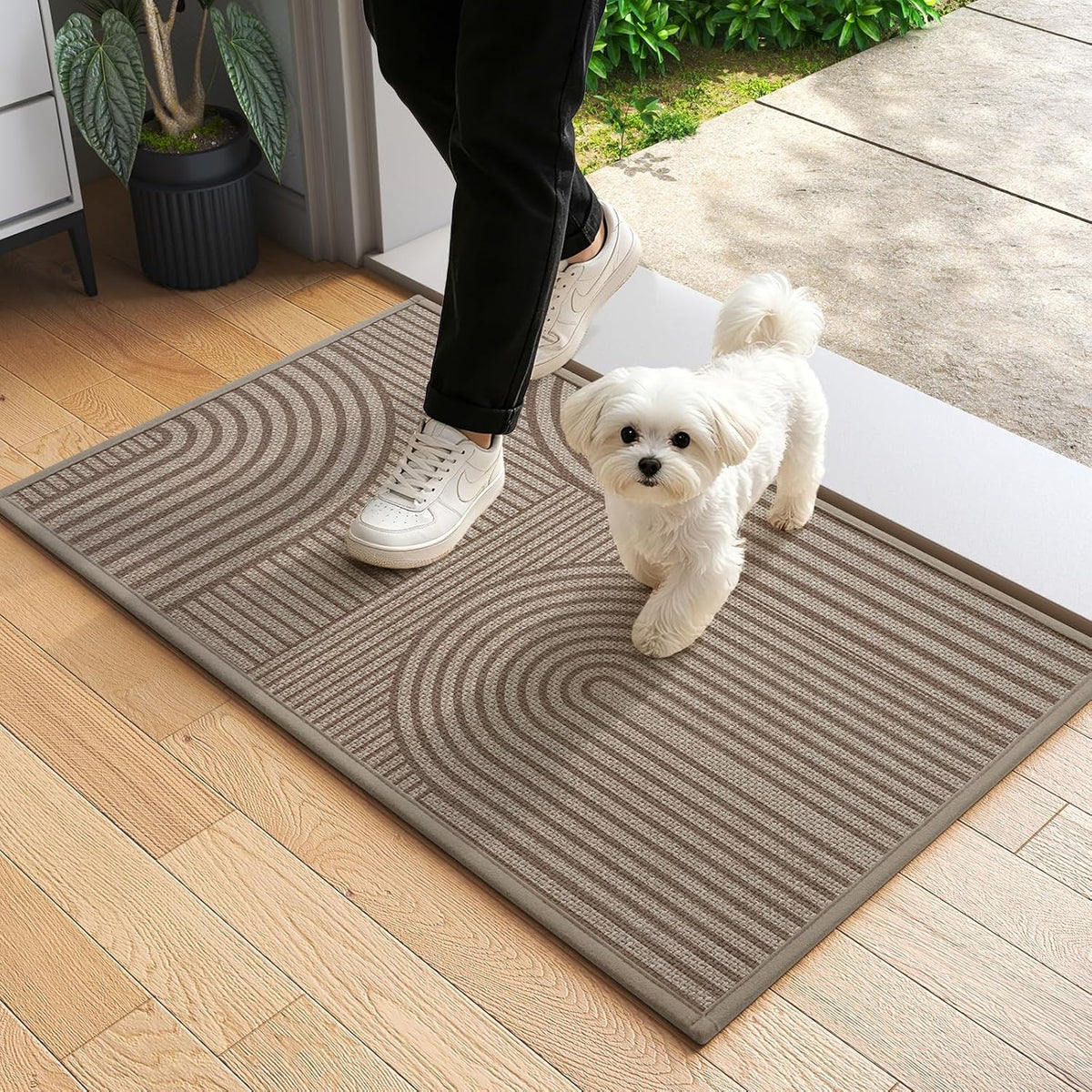Brown Indoor Entry Mat 17×30 Inch