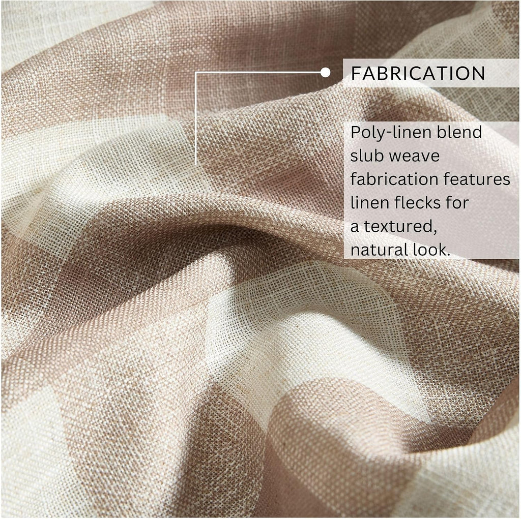 Linen Blackout Curtain 52×84 Inch