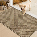 Beige Non‑Slip Entry Rug 17×30 Inch