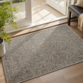 Grey‑Brown Non‑Slip Entry Mat 17×30 Inch